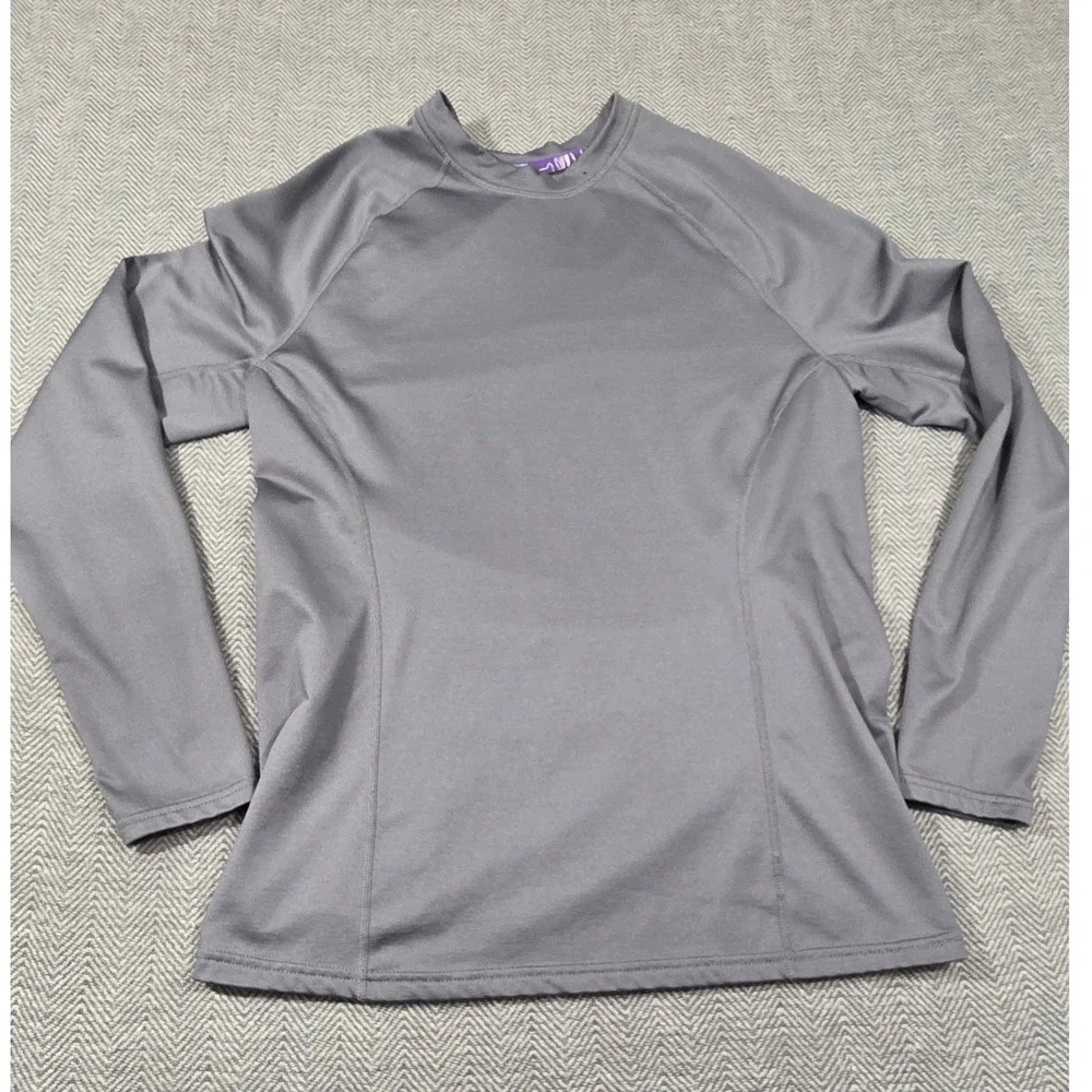 Cuddl Duds Arcticore Heavyweight Thermal Base Layer Top Gray Mens Medium